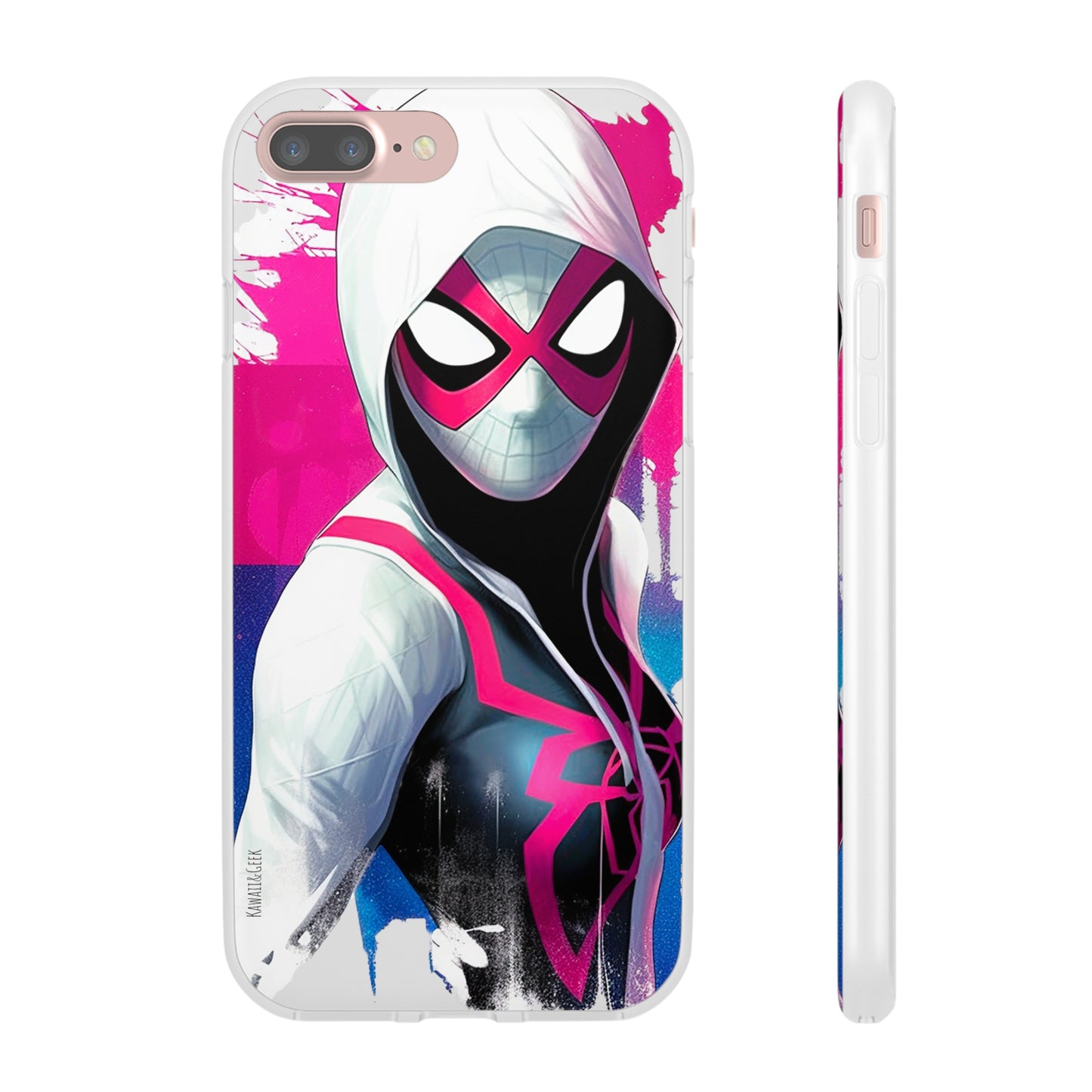 Spider Gwen in Flexi Phone Case - Add Some Colorful and Heroic Style to Your Phone