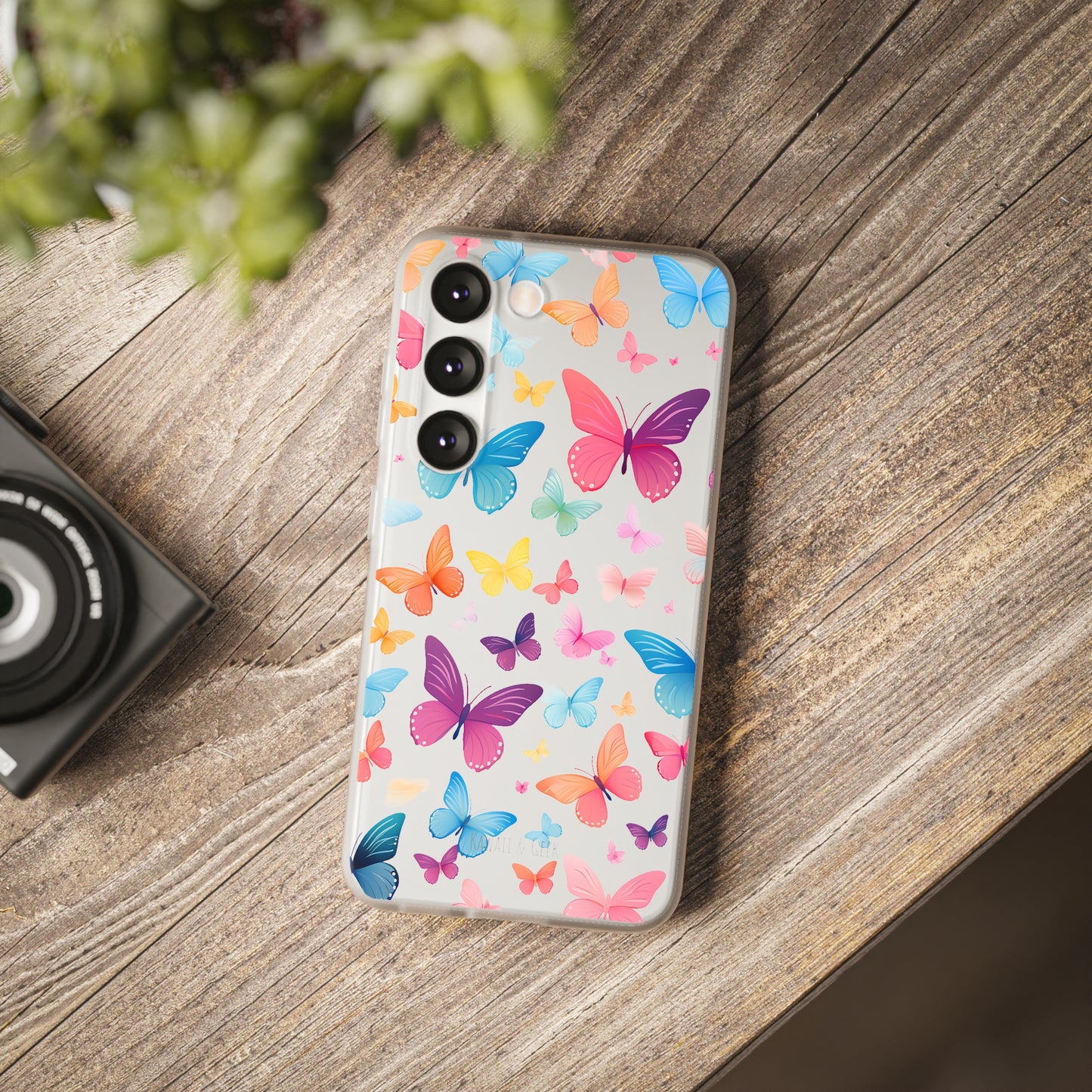 Charming Butterflies Flexi Transparent Phone Case