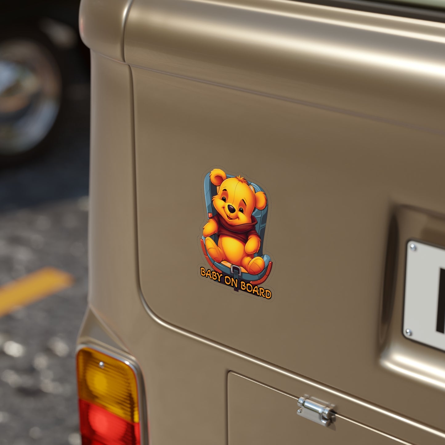 Baby on Board Car Sticker - Winnie - Adventures with Pooh Bear