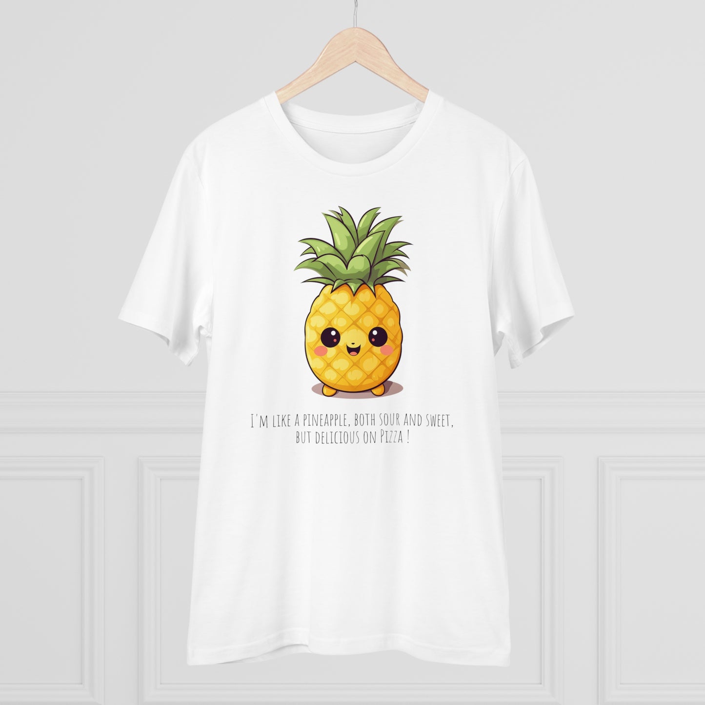 Eco-Friendly Pineapple T-Shirt with a Sweet & Sassy Slogan