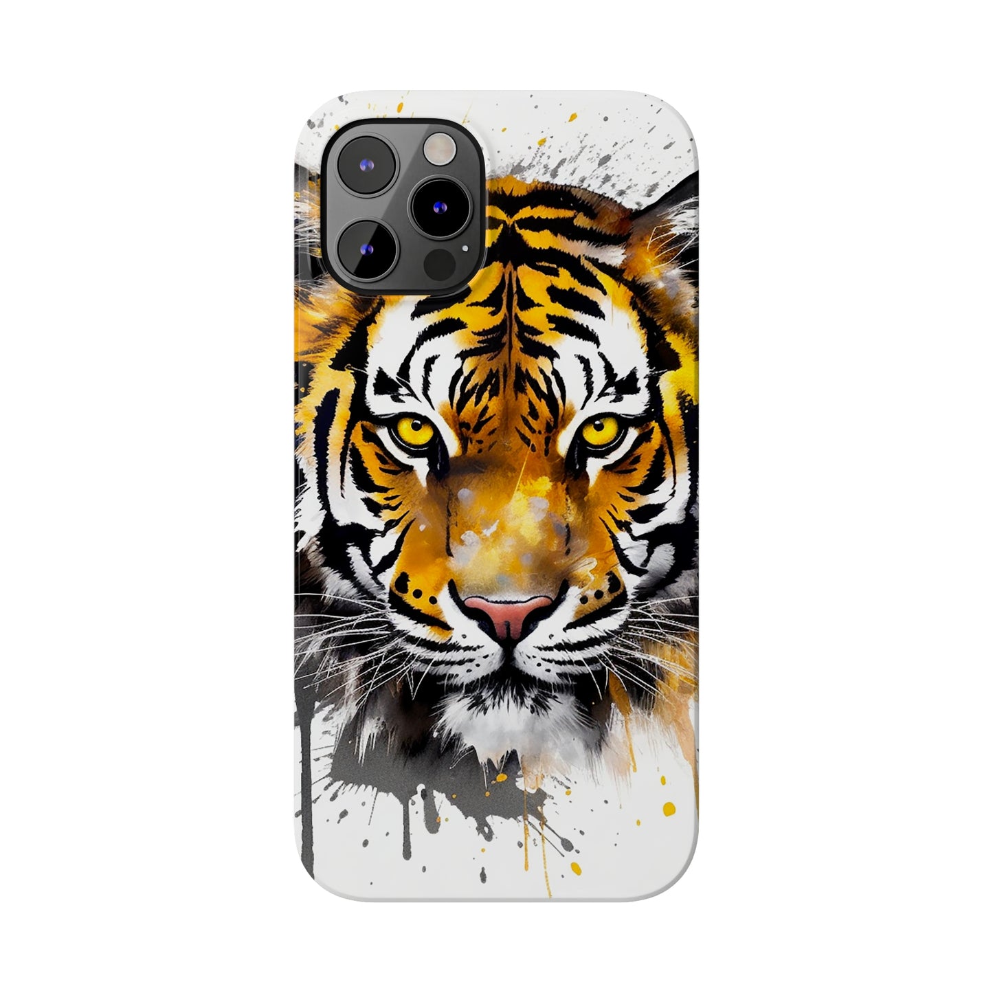 Tiger Flexi Phone Case - Add a Captivating and Artistic Touch to Your Device