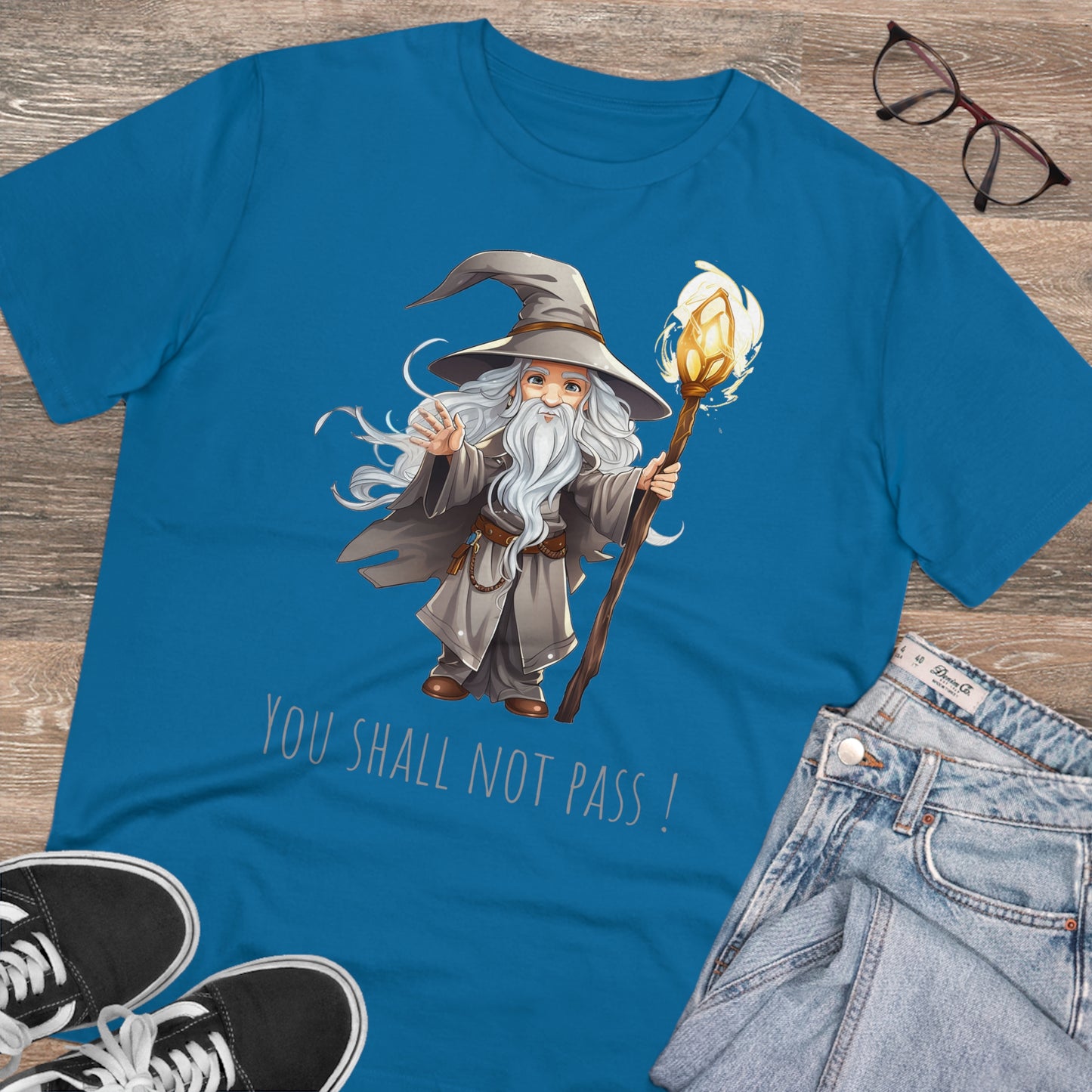 Gandalf T-Shirt for Lord of the Rings Fans in eco-fashion way