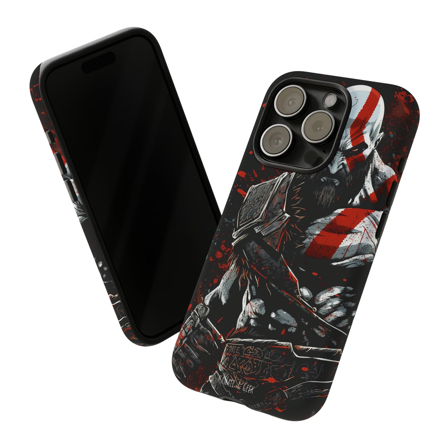 Kratos Tough Phone Case - Unleash the Power of the God of War in Style