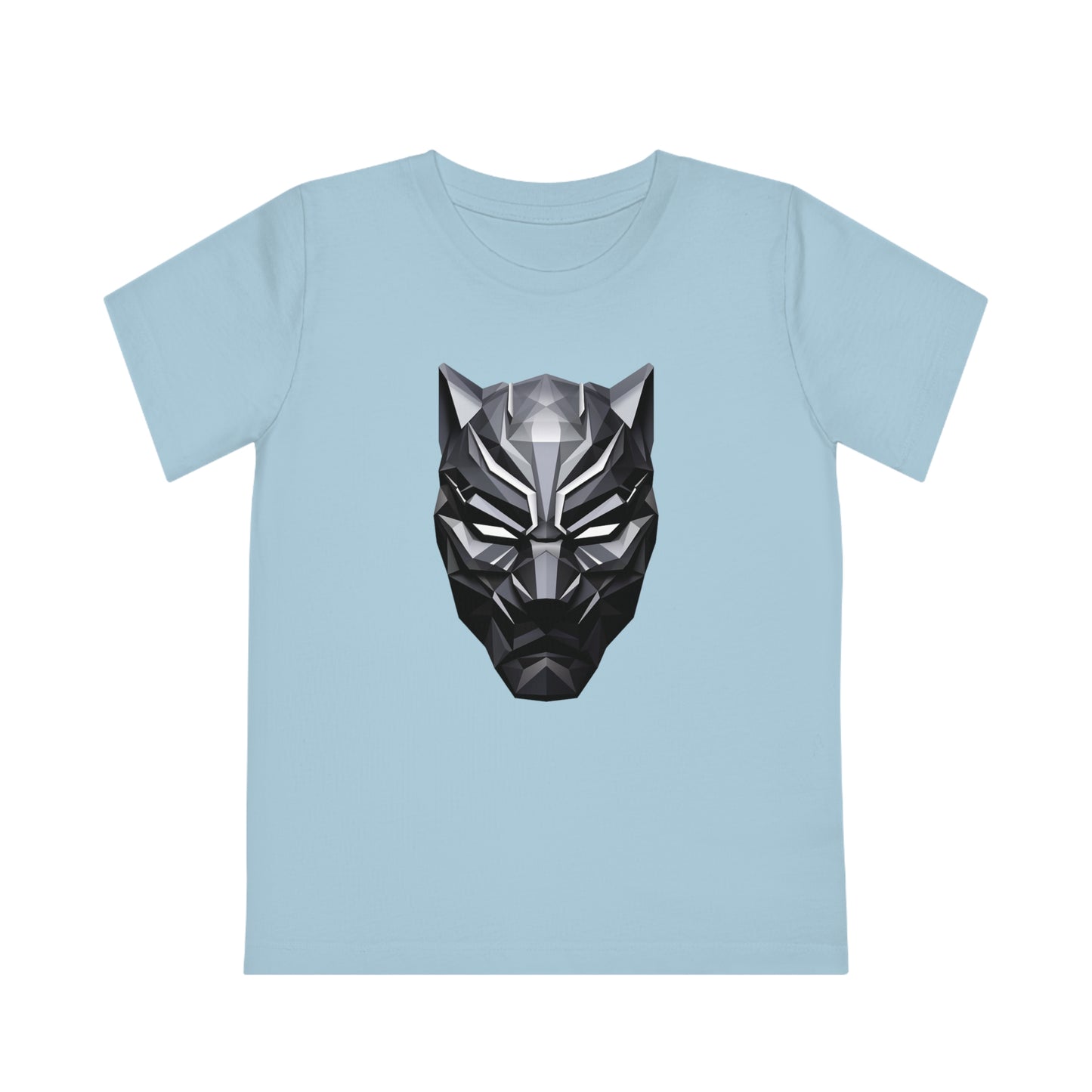 Black Panther Polygonal  Kids T-Shirt - Embrace Superhero Vibes