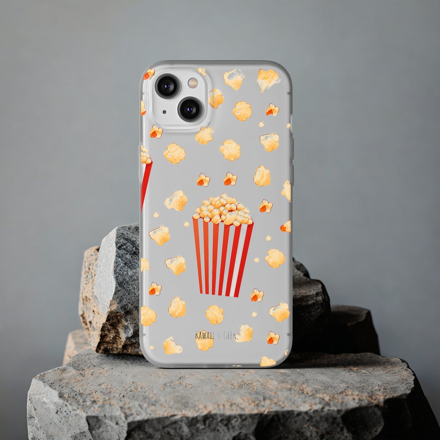 Popcorn Transparent Flexi Phone Case