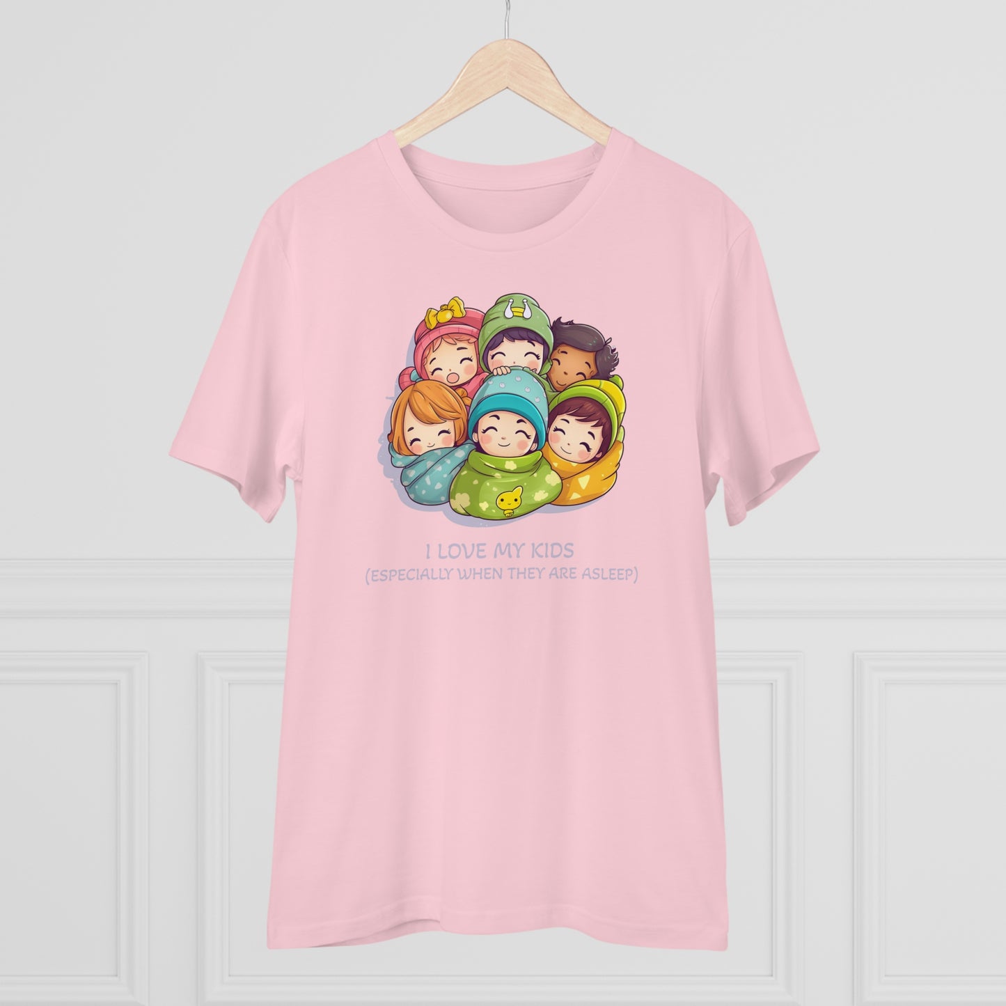 I Love My Kids, Especially When They Are Asleep - Unisex Eco-Friendly T-Shirt - Father's and Mother's Day special