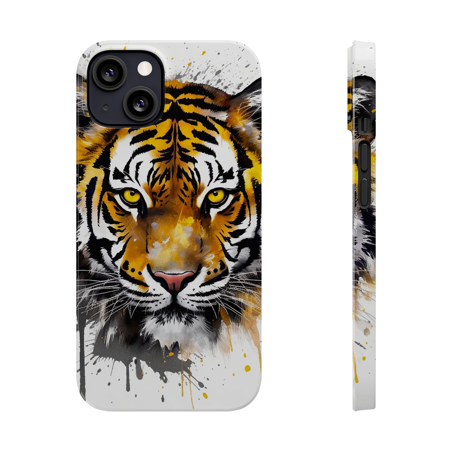 Tiger Flexi Phone Case - Add a Captivating and Artistic Touch to Your Device