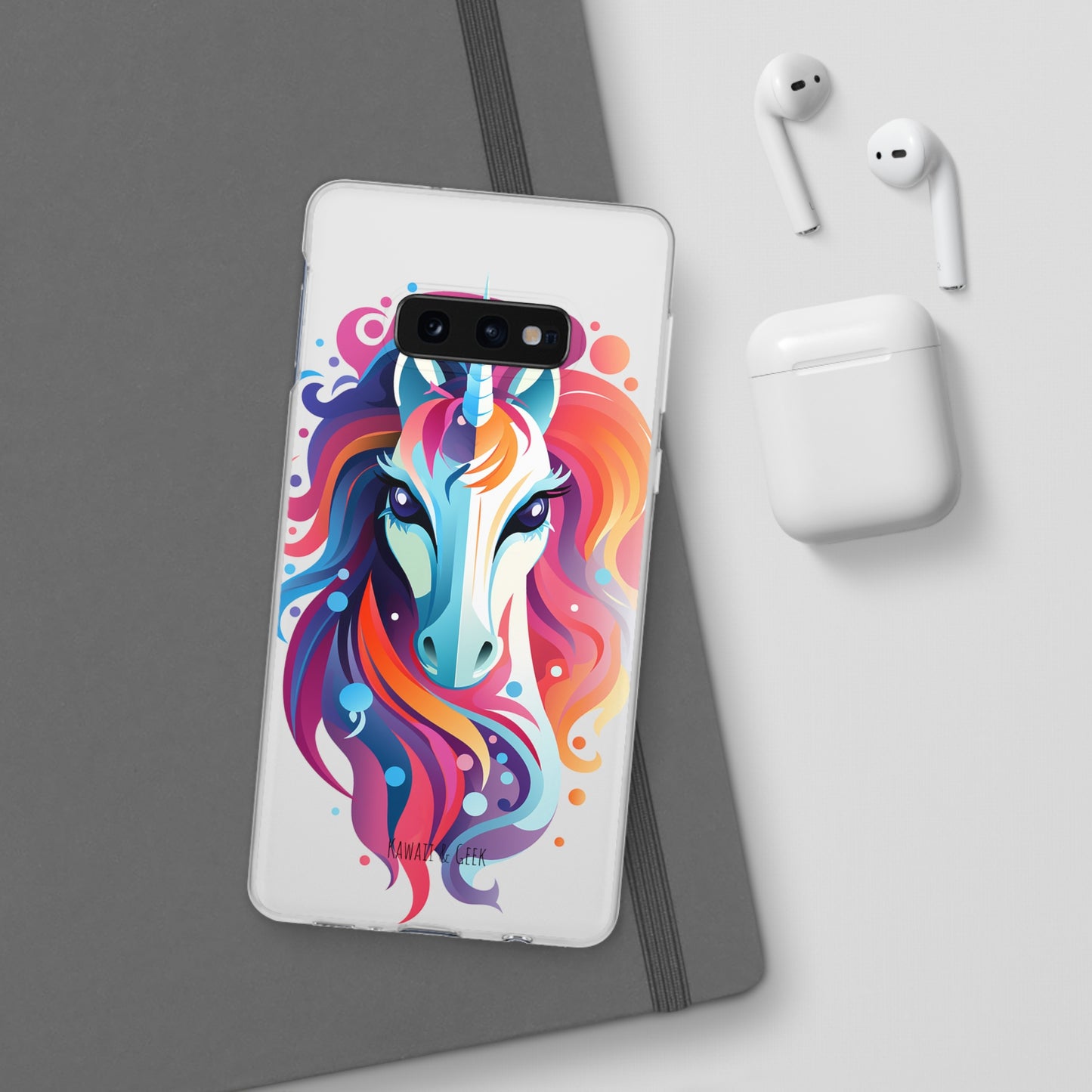 Ink Unicorn Flexi Transparent Phone Case