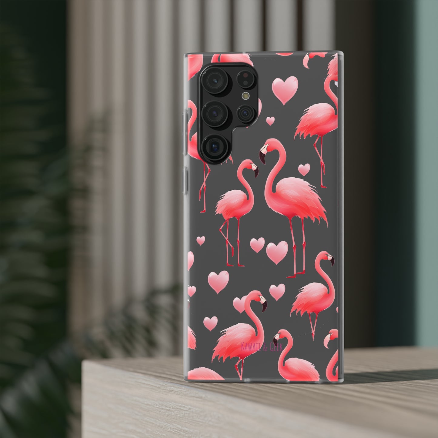 Pink Flamingo Elegance Flexi Phone case