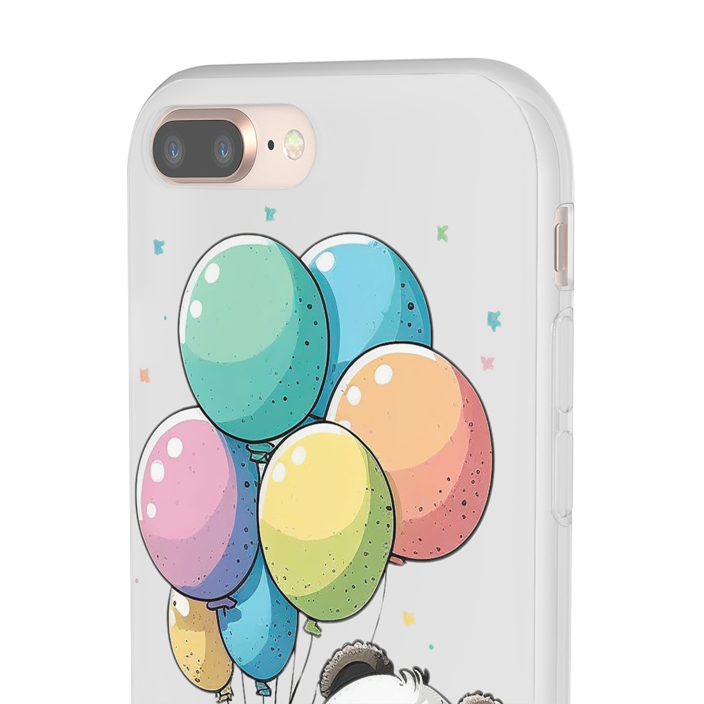 Cute Panda with Balloons flexi Smartphone Case - Add Some Adorable and Protective Style to Your Device