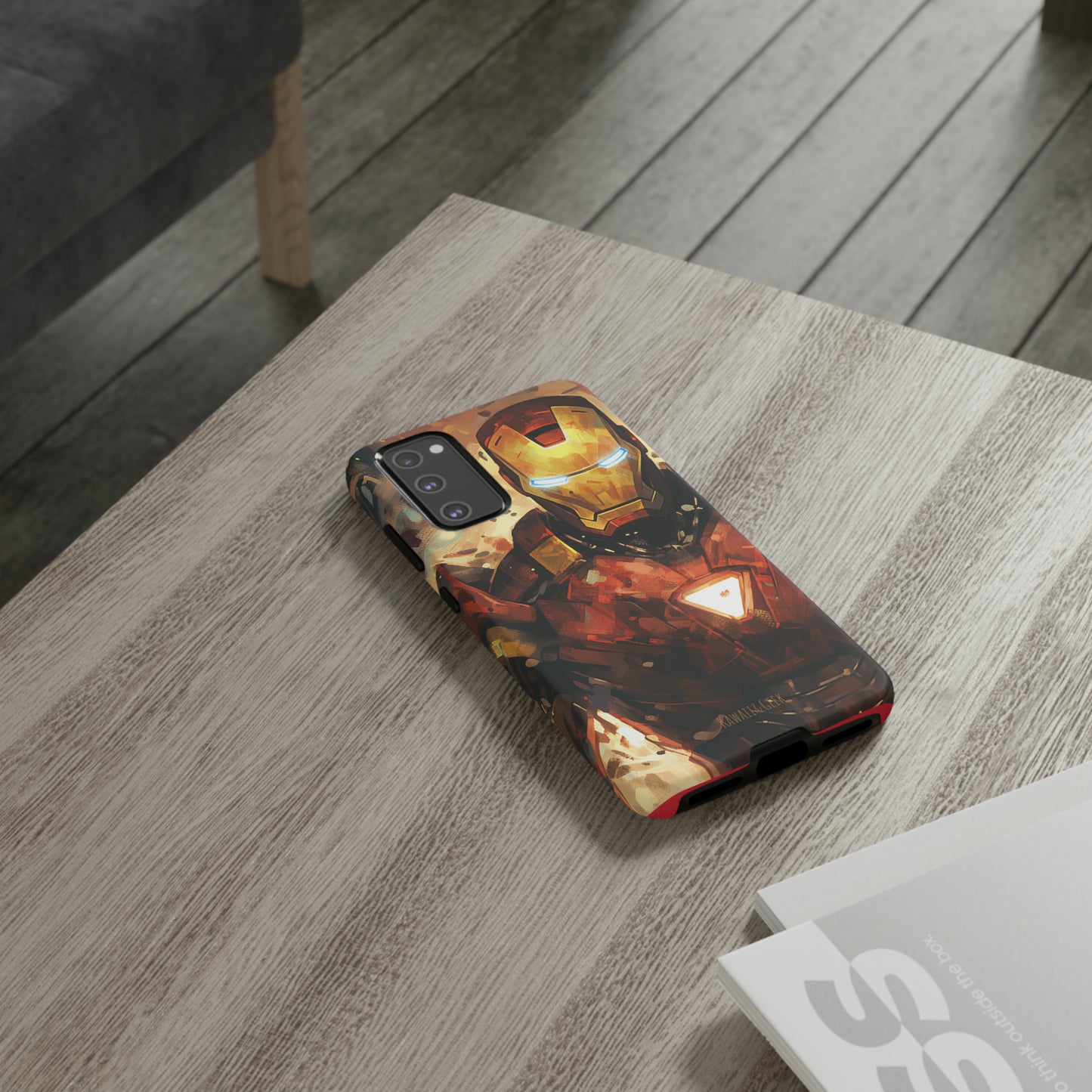 Iron Man Painting Tough Phone Case - Add Some Bold and Unique Style to Your Tech