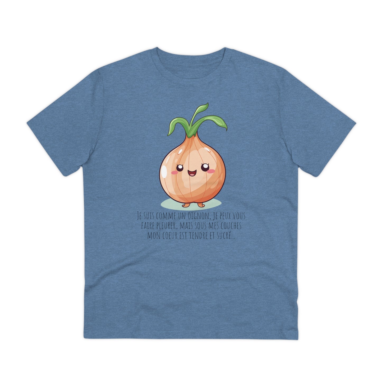 Sweet and Sassy Eco-Friendly Onion T-Shirt for Heartfelt Style - FRENCH