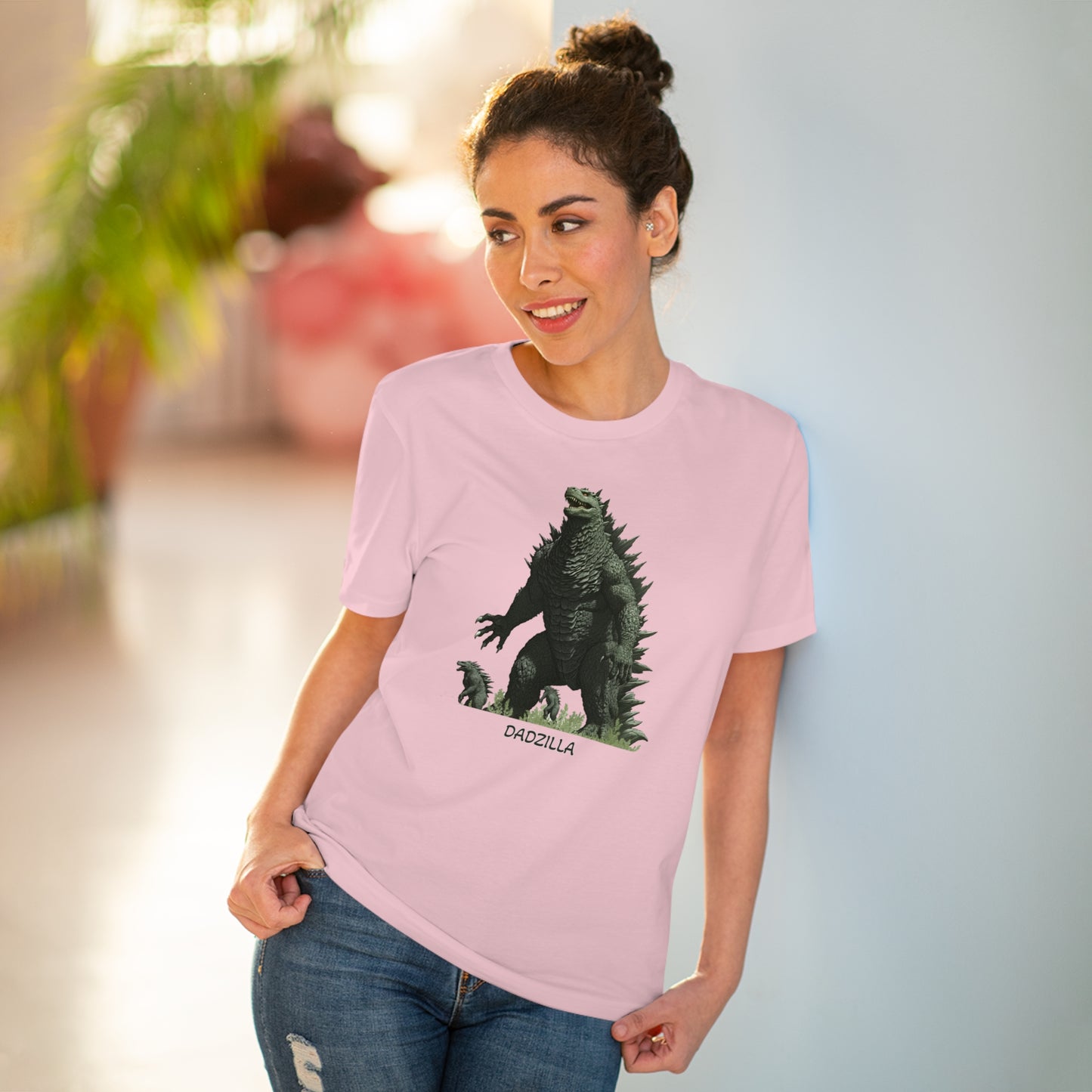 Dadzilla - Unisex Eco-Friendly T-Shirt - Celebrate Father's Day with a Legendary Monster