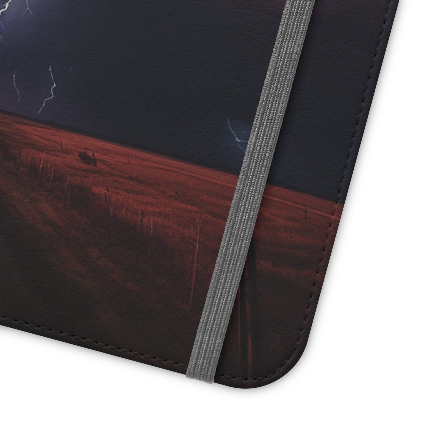 Super Cell Tornado Lightning Flip Phone Case