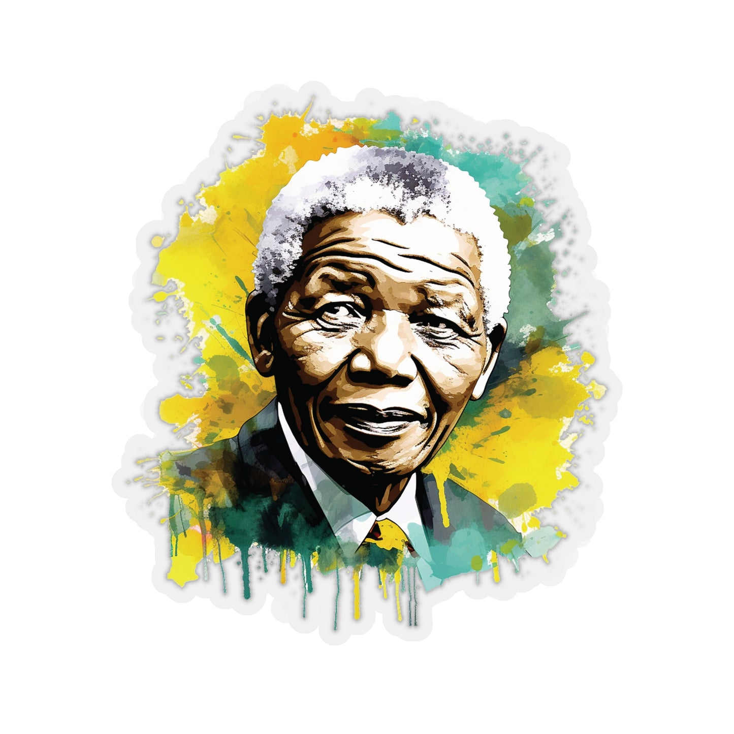 Nelson Mandela Sticker - Embrace the Legacy of an Inspirational Leader