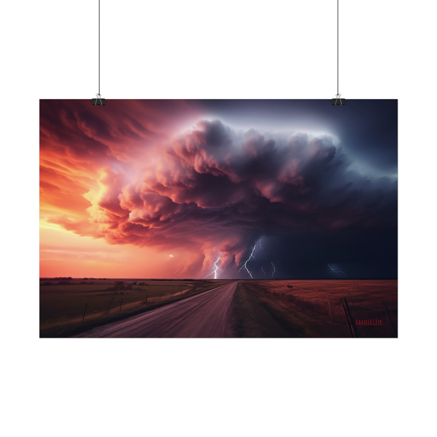 Unleash Nature's Fury: Supercell Storm Poster