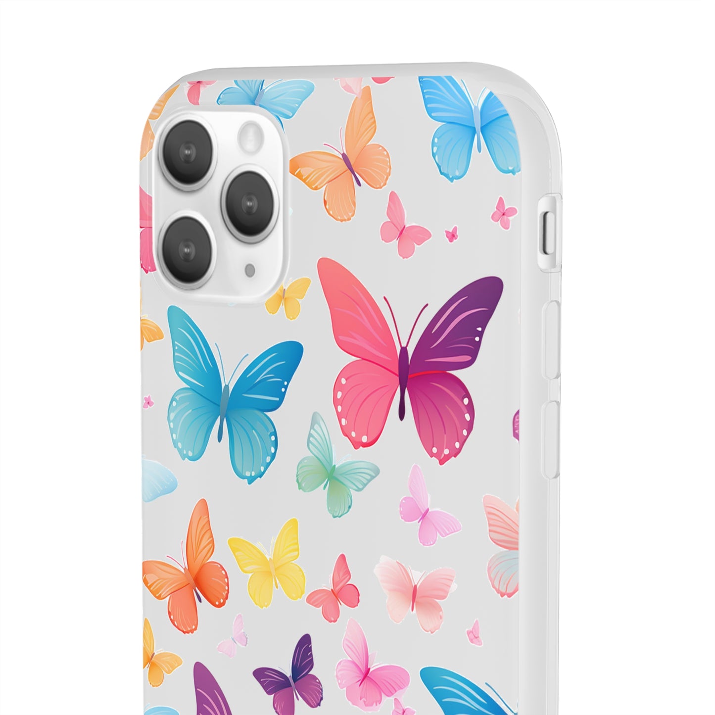 Charming Butterflies Flexi Transparent Phone Case