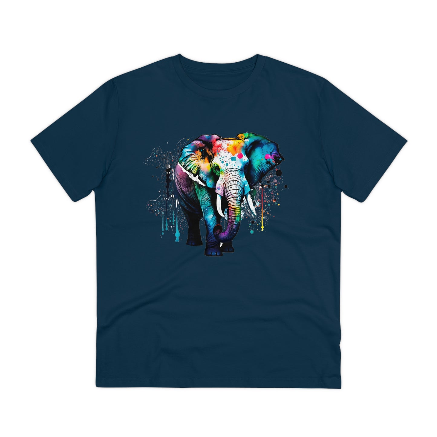 Majestic Elephant T-Shirt in Watercolor Style - Unisex Eco-Friendly T-Shirt - Embrace Nature with Style and Sustainability