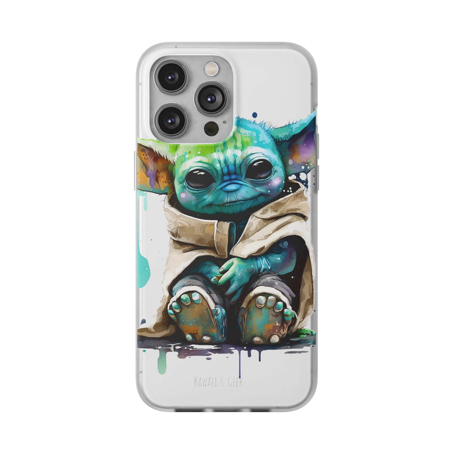 Baby Yoda Grogu flexi Phone Case - Add Some Adorable and Artistic Style to Your Smartphone - The Mandalorian - Star Wars