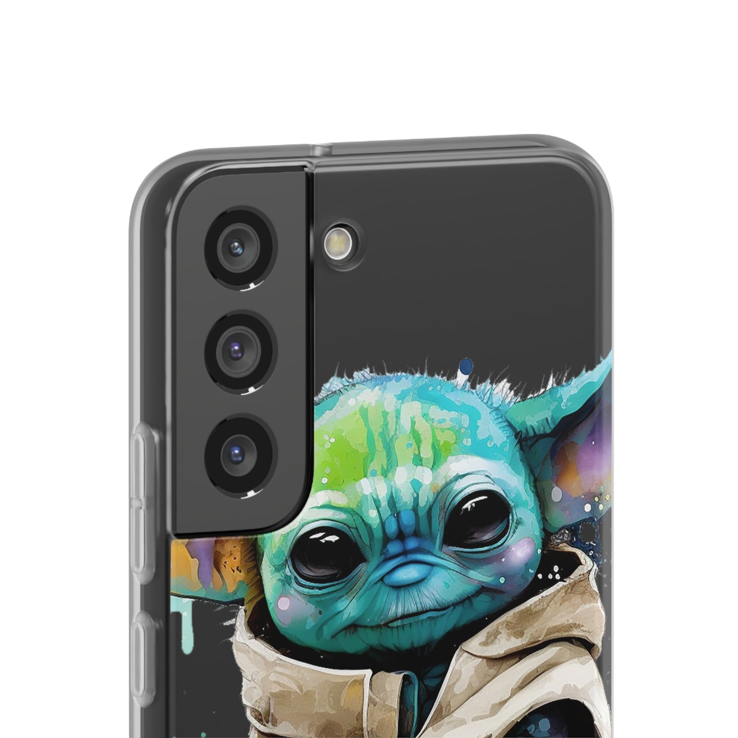 Baby Yoda Grogu flexi Phone Case - Add Some Adorable and Artistic Style to Your Smartphone - The Mandalorian - Star Wars