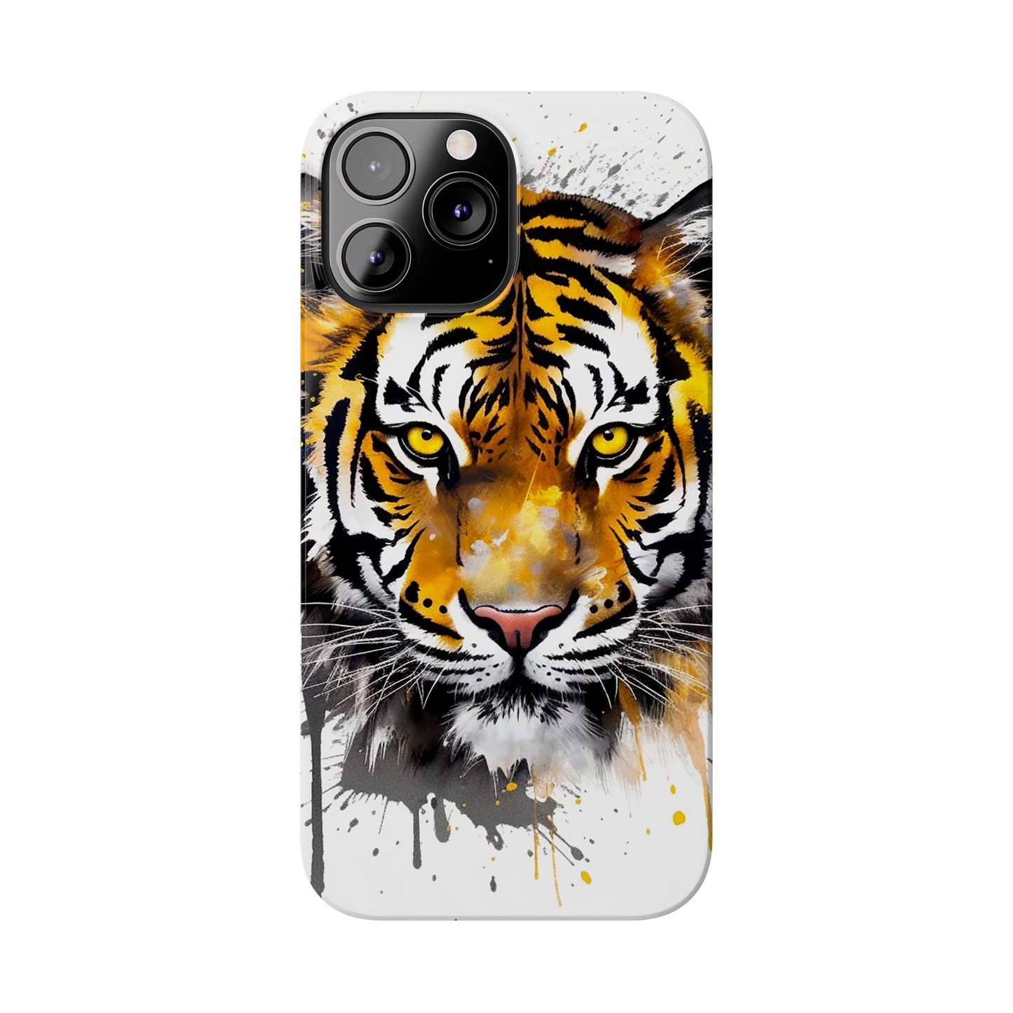 Tiger Flexi Phone Case - Add a Captivating and Artistic Touch to Your Device