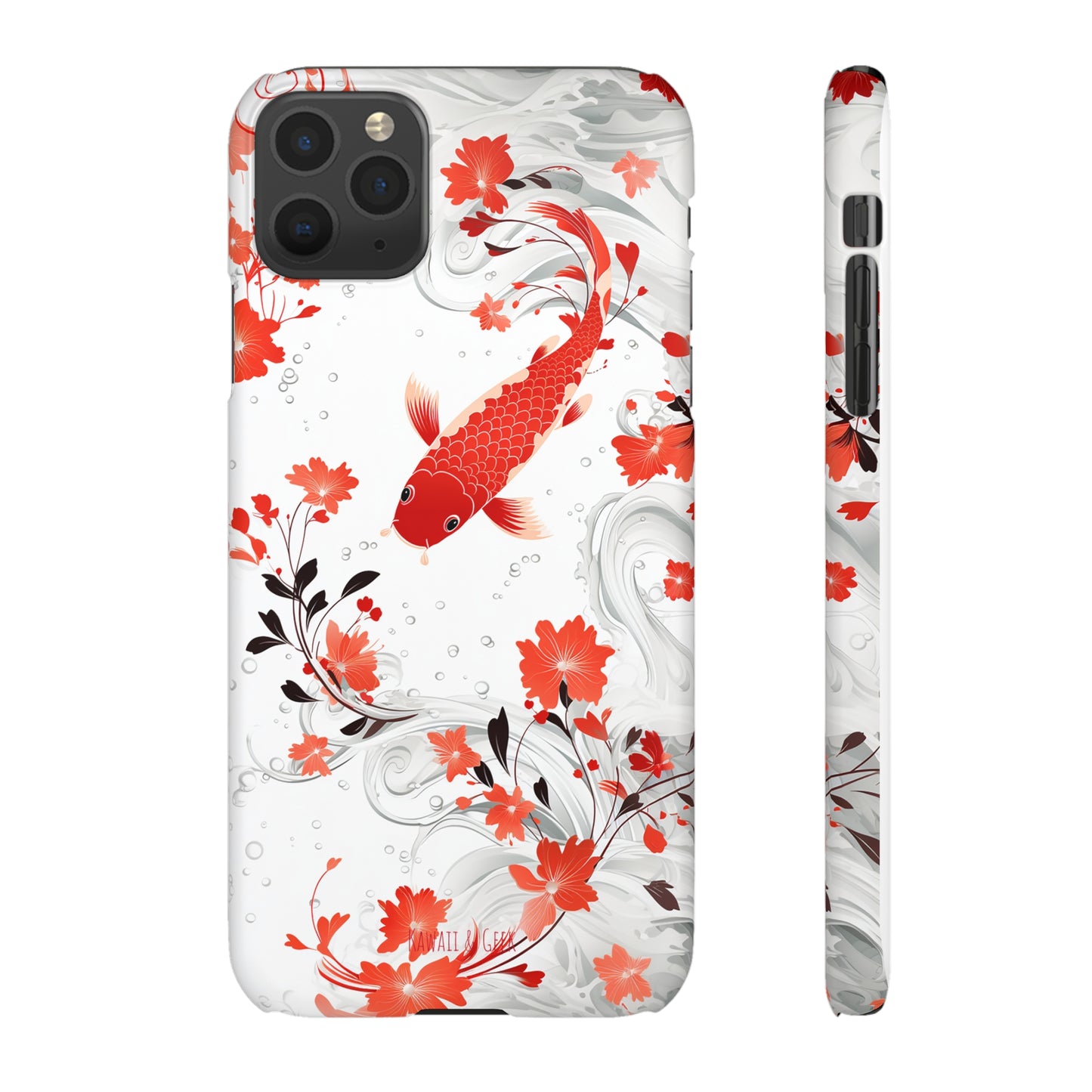 Elegant Koi: Premium Japanese Fish Phone Case