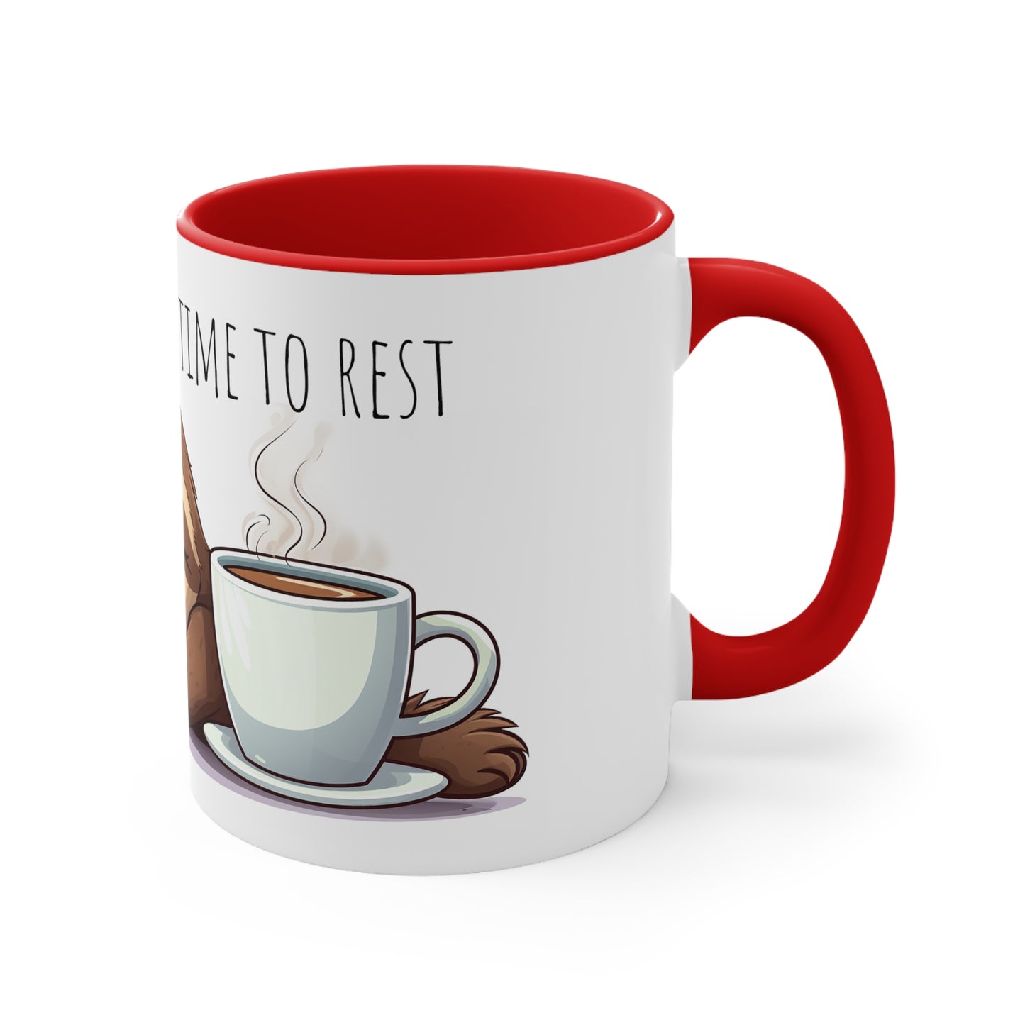 Cute Sloth Mug: Hot Coffee and Relaxation