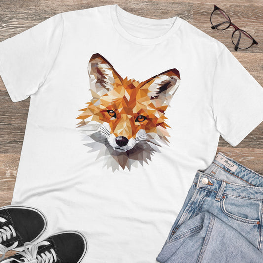 Fox Polygonal T-Shirt - Embrace Sly Charm