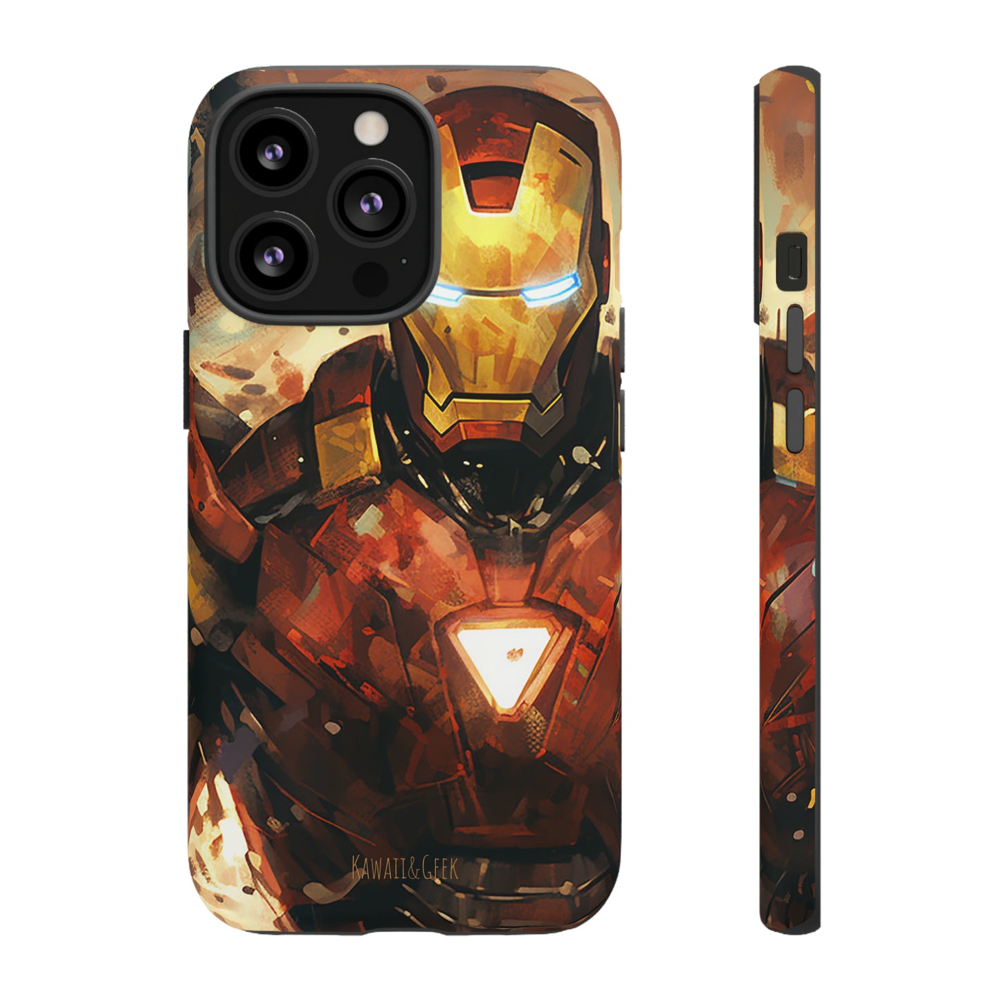 Iron Man Painting Tough Phone Case - Add Some Bold and Unique Style to Your Tech