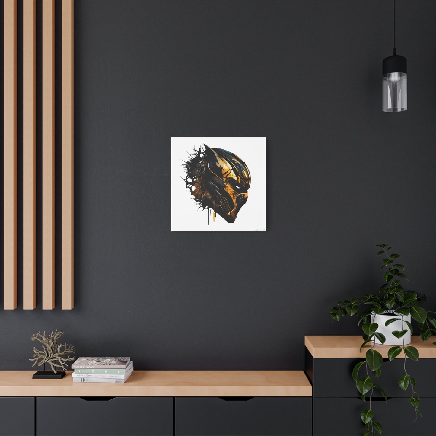 Black Panther Canva - Add Some Pop-Art and Watercolor Style to Your Wall Decor - Marvel Avengers