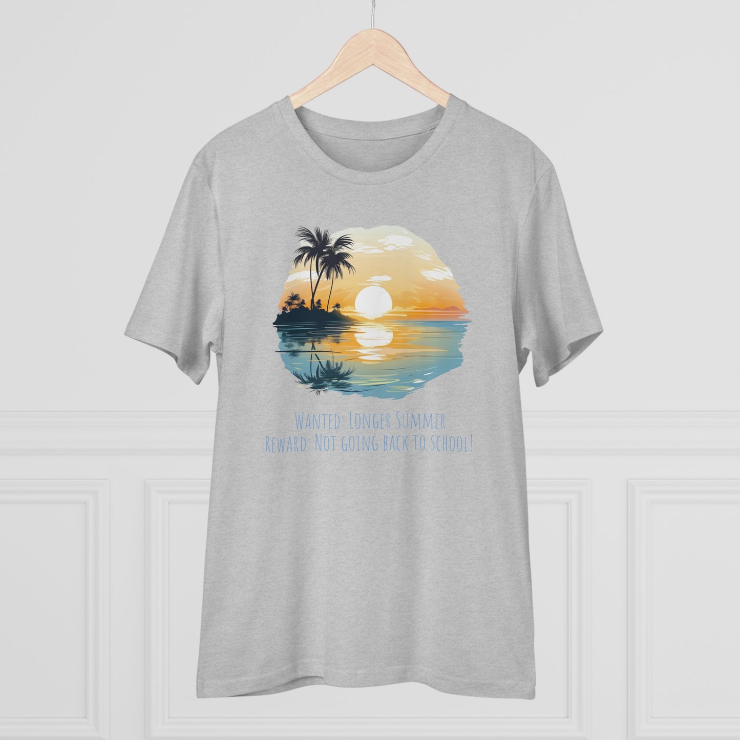 Eco-Friendly Sunset Beach T-shirt : Longer Summer Plea