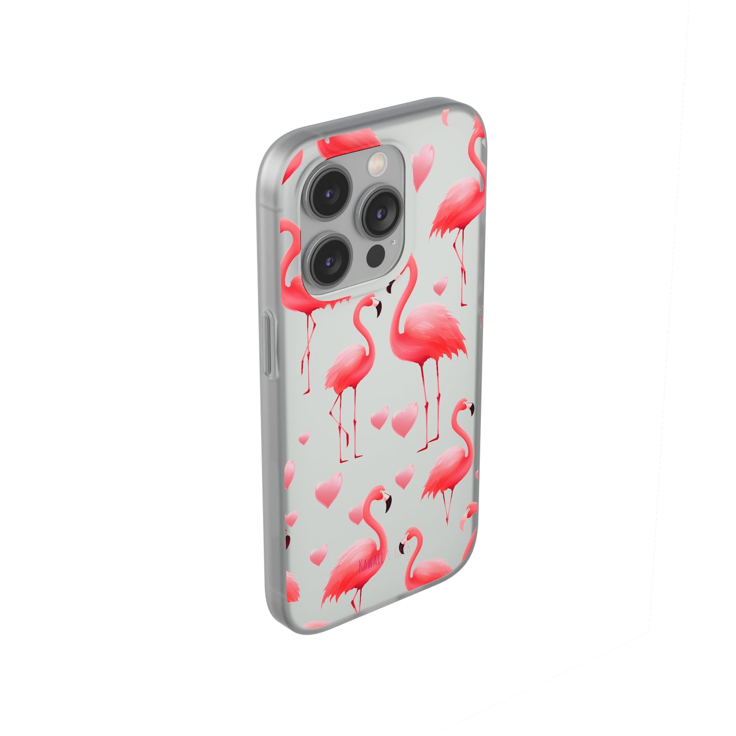 Pink Flamingo Elegance Flexi Phone case