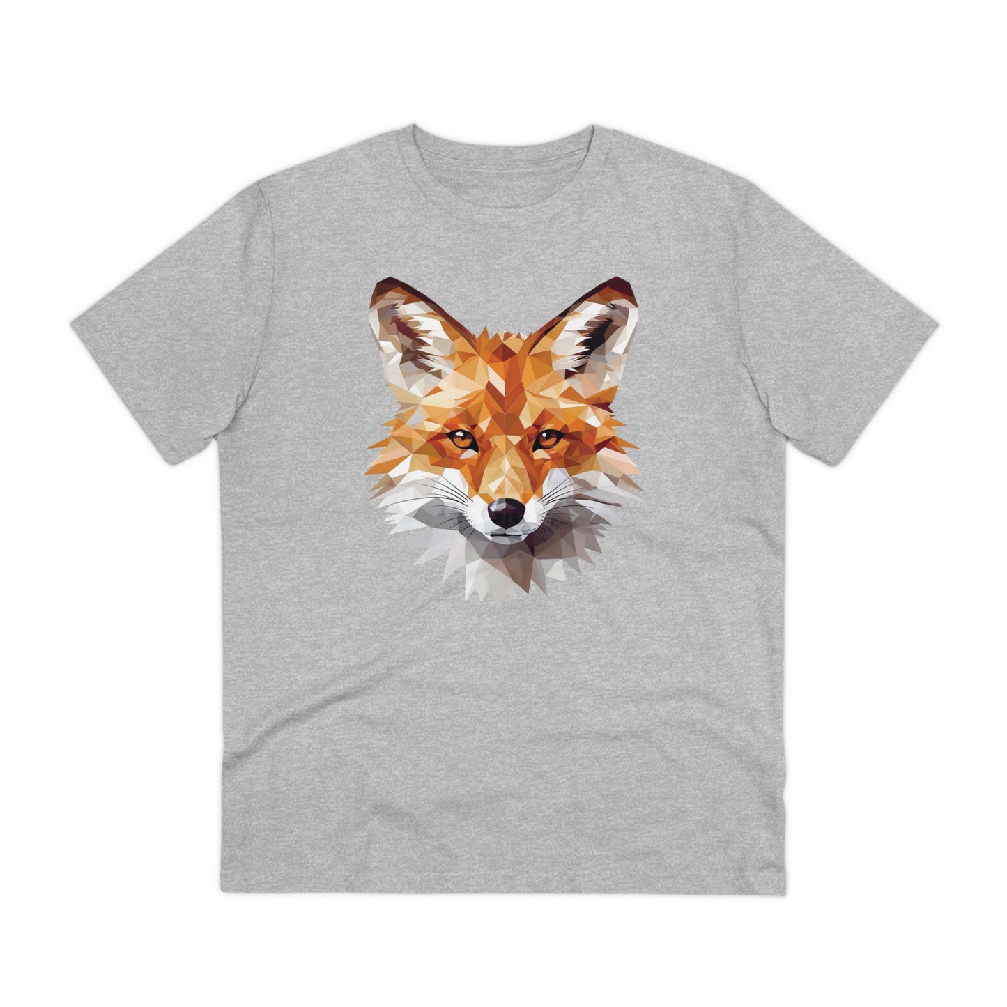 Fox Polygonal T-Shirt - Embrace Sly Charm