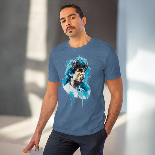 Diego Maradona Eco-Friendly T-shirt : Ethereal Watercolor