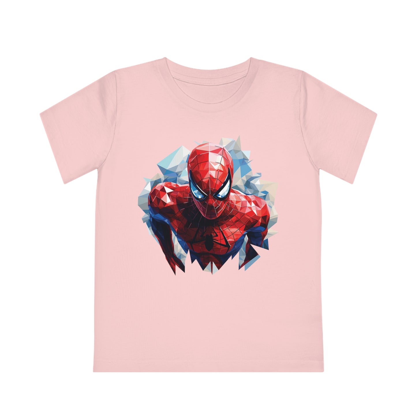 Spider-Man Polygonal Kids T-Shirt - Embrace Web-Slinging Adventure