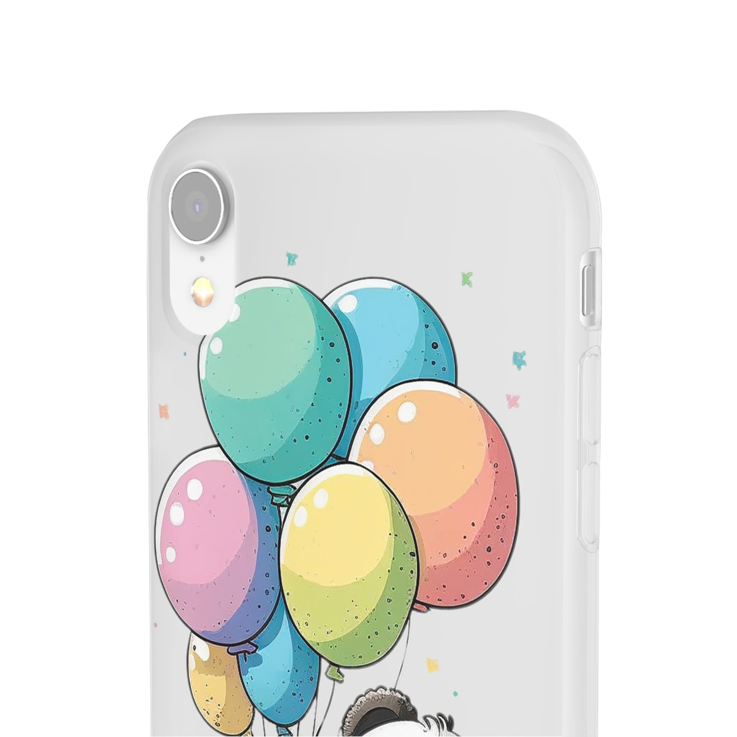 Cute Panda with Balloons flexi Smartphone Case - Add Some Adorable and Protective Style to Your Device