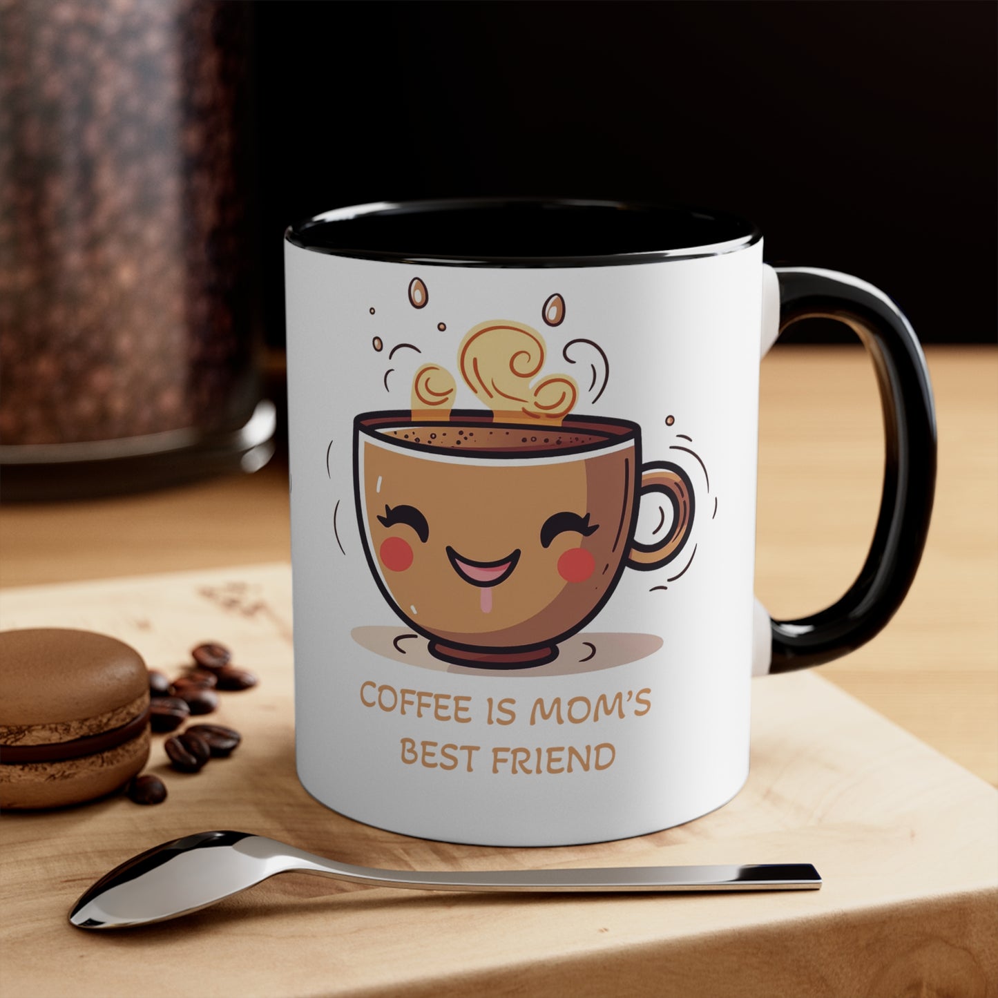 Cute Coffee Mug - A Cup of Joy for Mom with 'Coffee is Mum's Best Friend' - Mother's Day Special