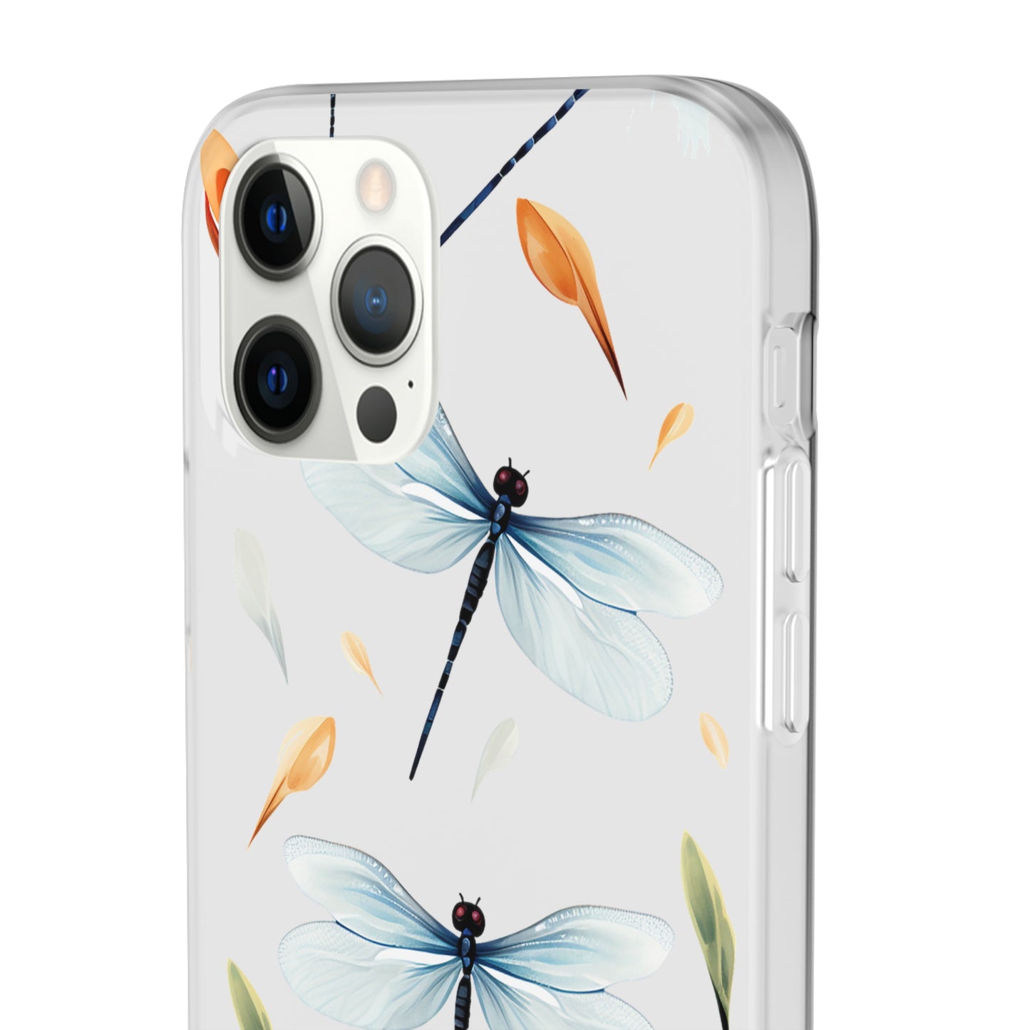 Dragonfly Dreams: Transparent Flexi Phone Case