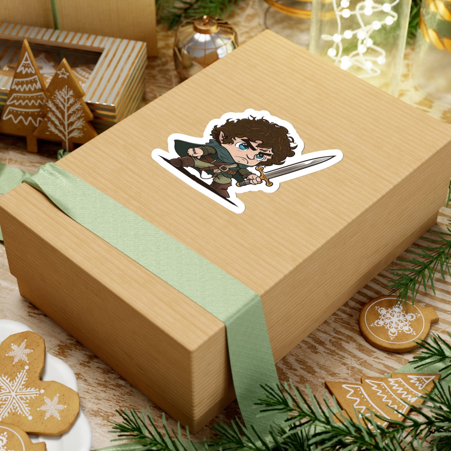 Frodo Sticker - Add Some Adorable and Powerful Style to Your Tech - Lord of the Rings