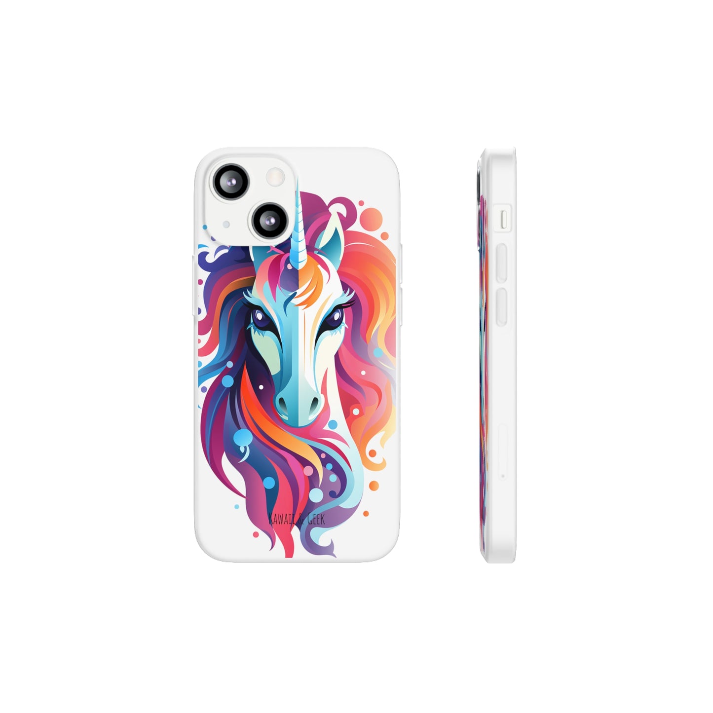 Ink Unicorn Flexi Transparent Phone Case