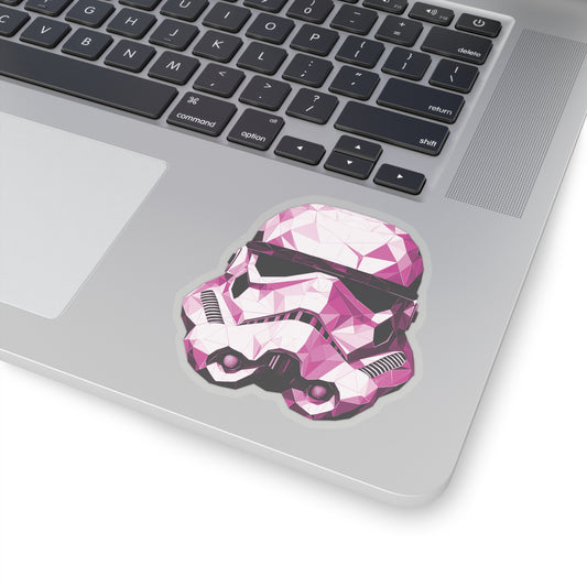 Pink Stormtrooper Sticker - Embrace Galactic Elegance - Star Wars