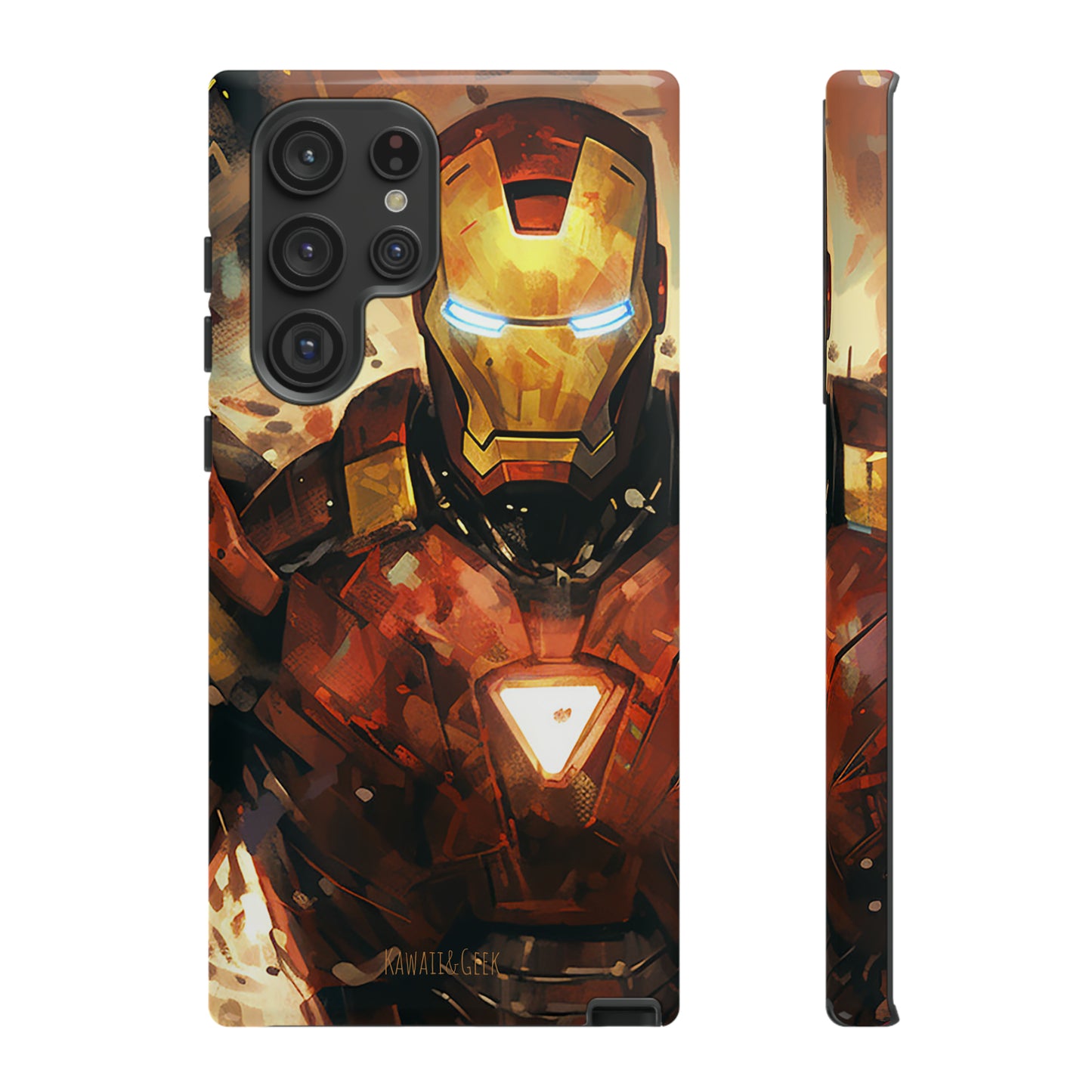 Iron Man Painting Tough Phone Case - Add Some Bold and Unique Style to Your Tech