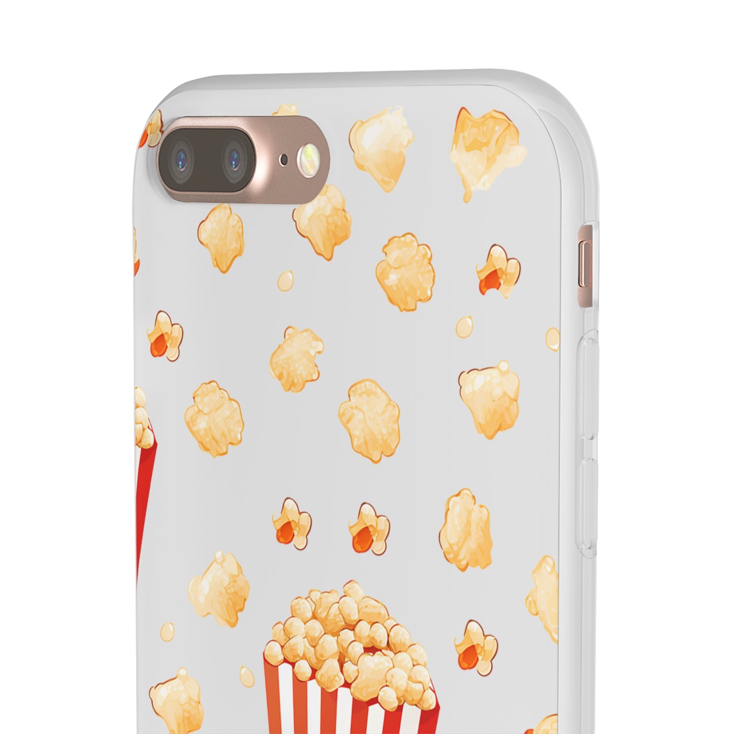 Popcorn Transparent Flexi Phone Case