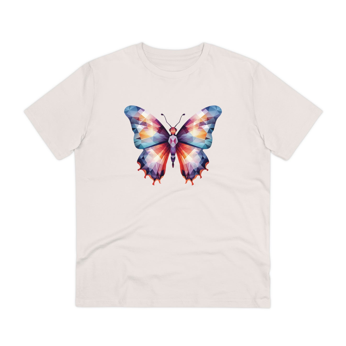 Butterfly Polygonal T-Shirt - Embrace Vibrant Transformation