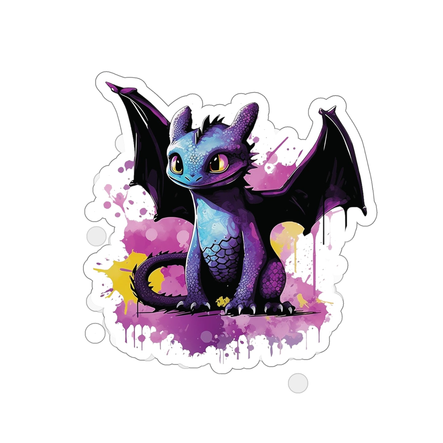 Toothless / Krokmou Sticker - Unleash Dragon Magic with Adorable Charm