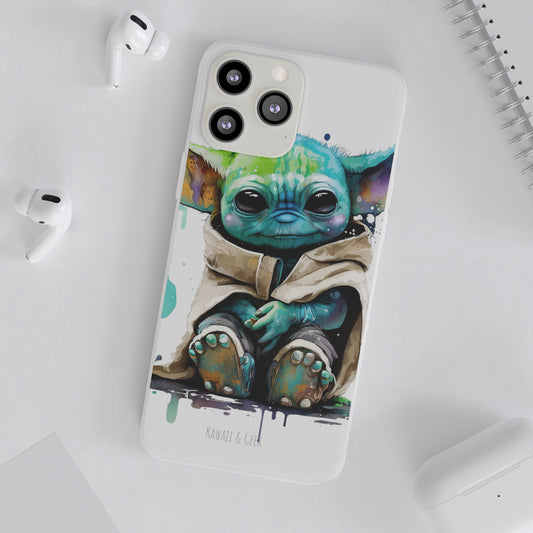 Baby Yoda Grogu flexi Phone Case - Add Some Adorable and Artistic Style to Your Smartphone - The Mandalorian - Star Wars