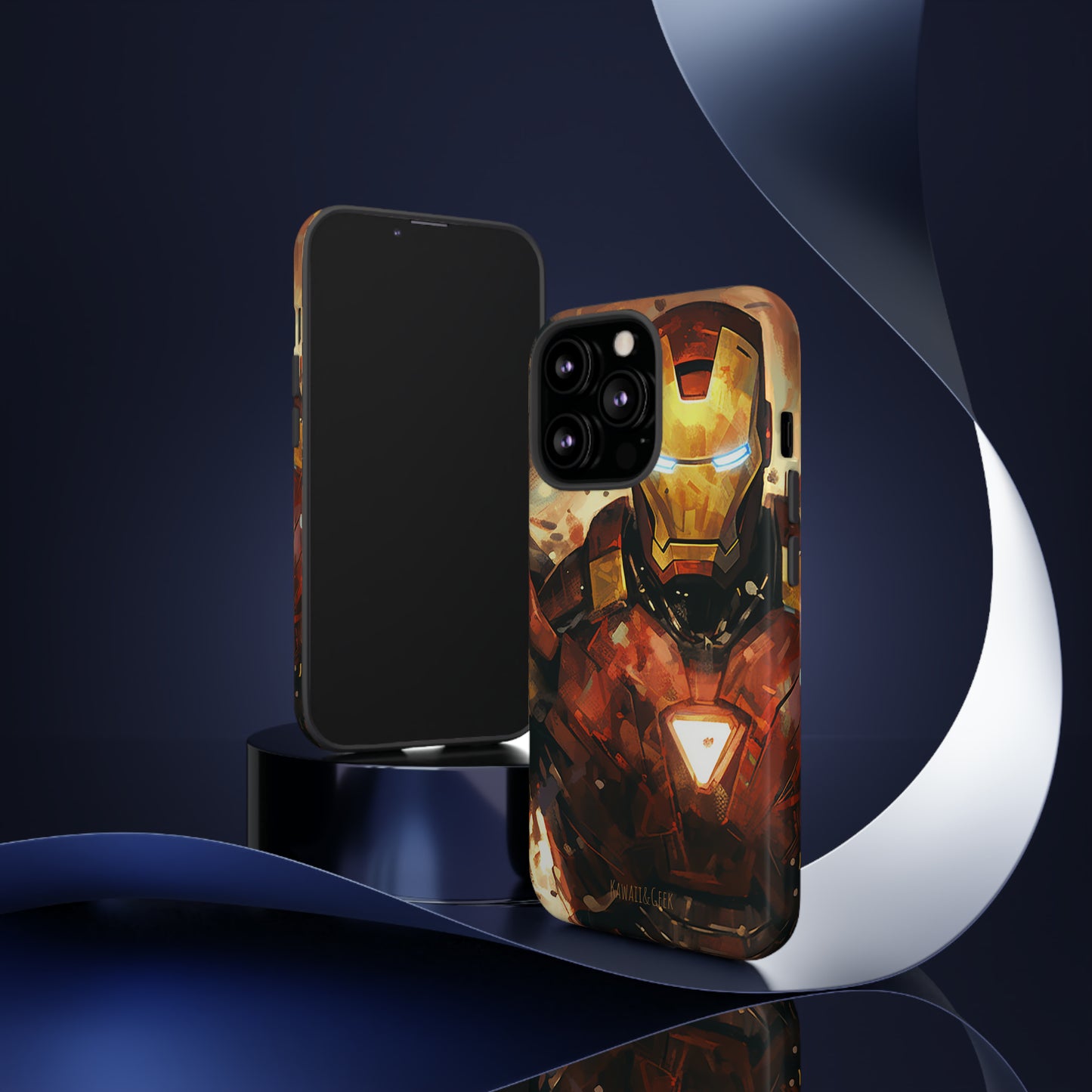 Iron Man Painting Tough Phone Case - Add Some Bold and Unique Style to Your Tech