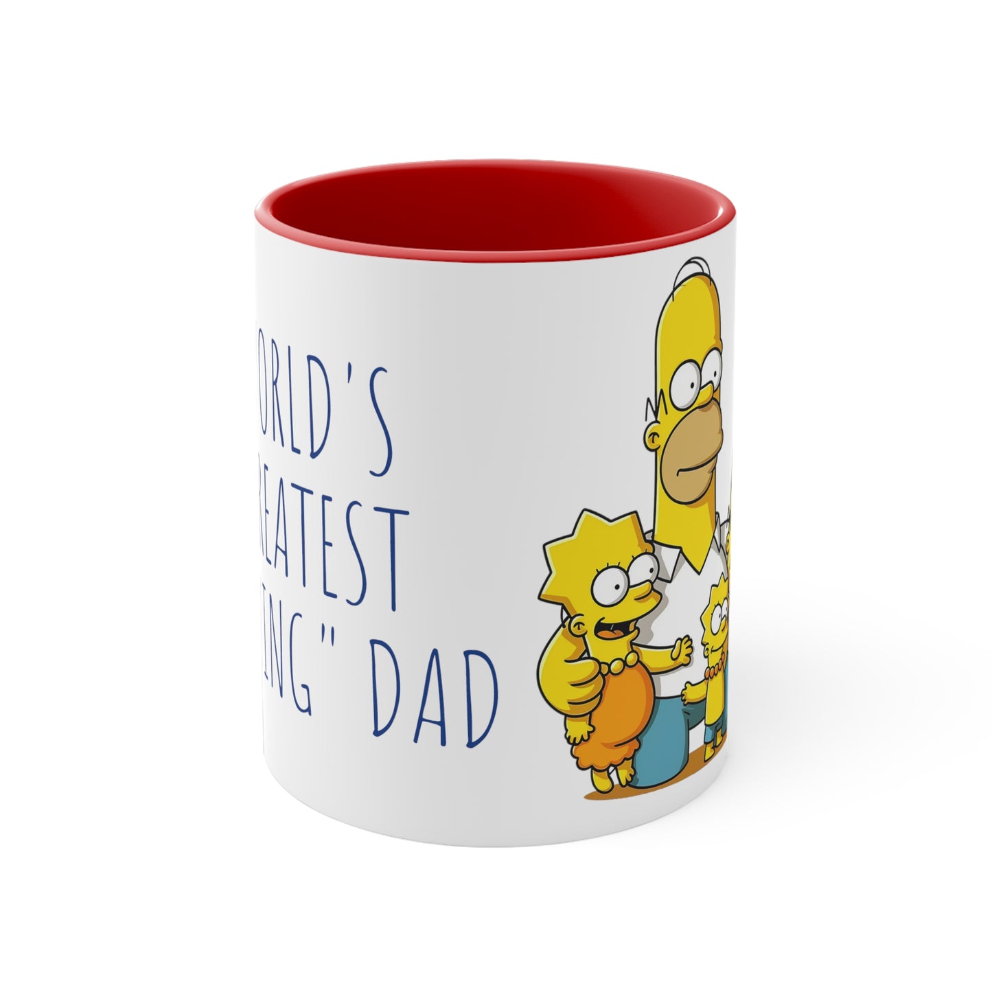 Homer Simpsons with Kids Mug : World's Greatest 'Trying' Dad - Father's Day Special