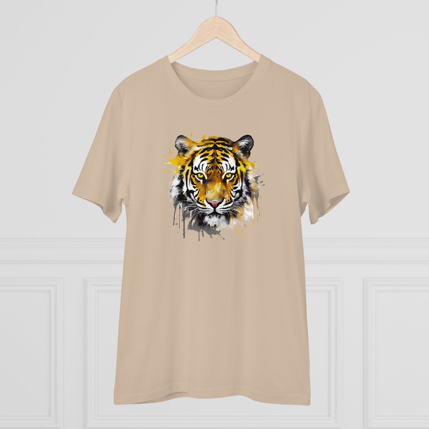 Tiger T-Shirt in Watercolor Style - Unisex and Eco-Friendly - Embrace the Wild and Sustainable Fashion