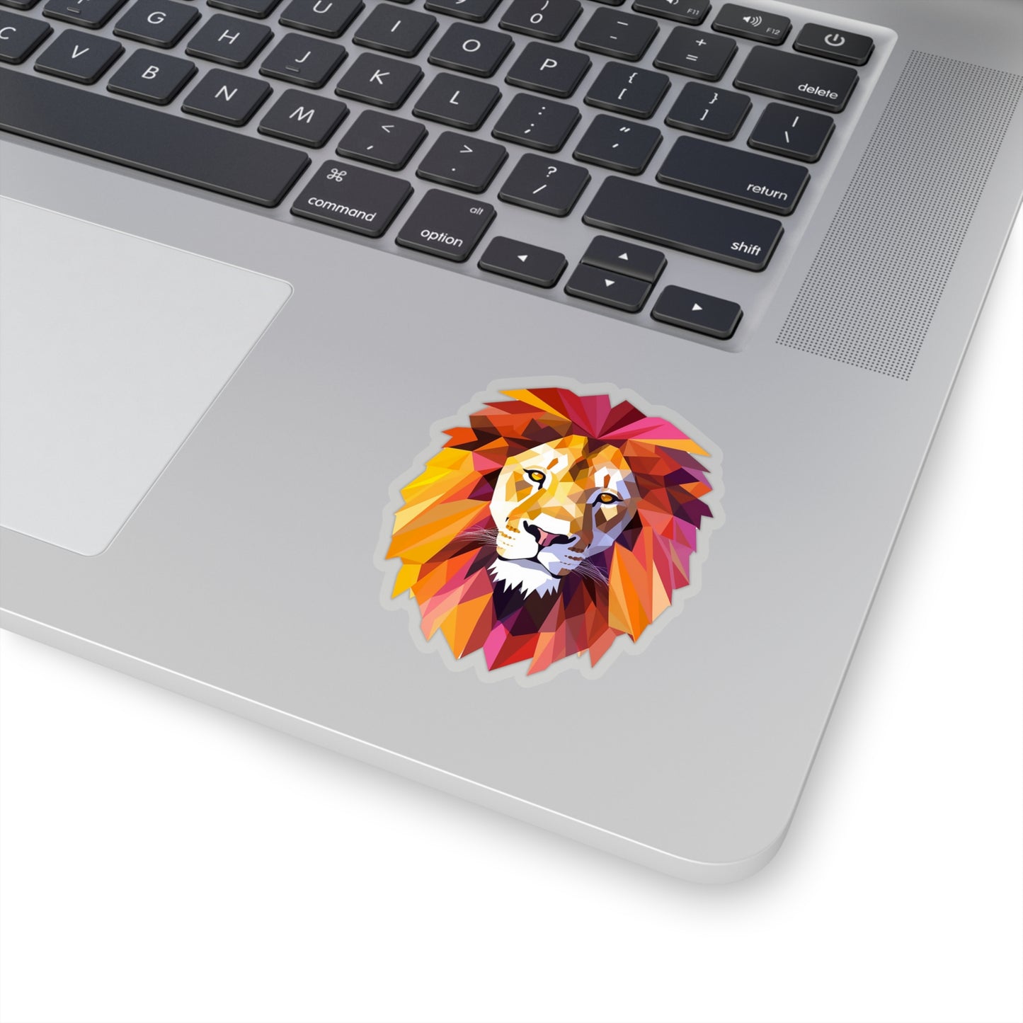 Lion Sticker - Roar with Geometric Majesty